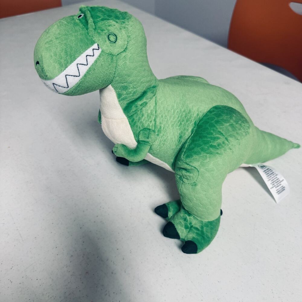 Disney Toy Story Pixar REX Green T-Rex Dinosaur Plush Stuffed Animal Toy 17"